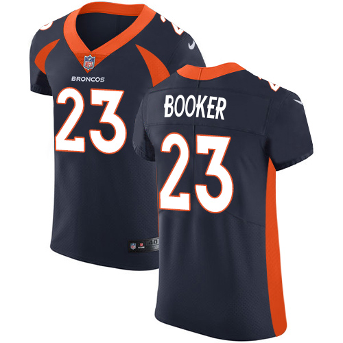Nike Broncos #23 Devontae Booker Navy Blue Alternate Men's Stitched NFL Vapor Untouchable Elite Jersey - Click Image to Close